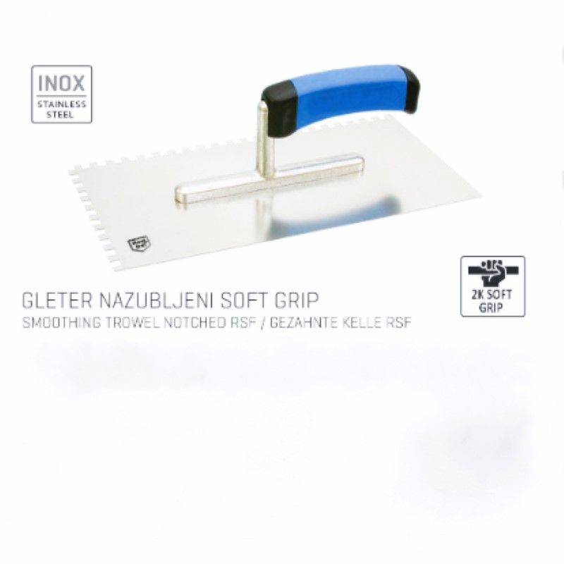 Gleter nazubljeni soft grip MAX