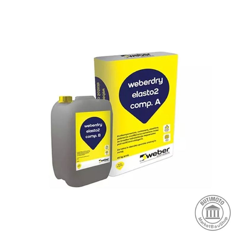 WEBER - weberdry elasto2 - hidroizolacija WEBER - weberdry elasto2 - hidroizolacija