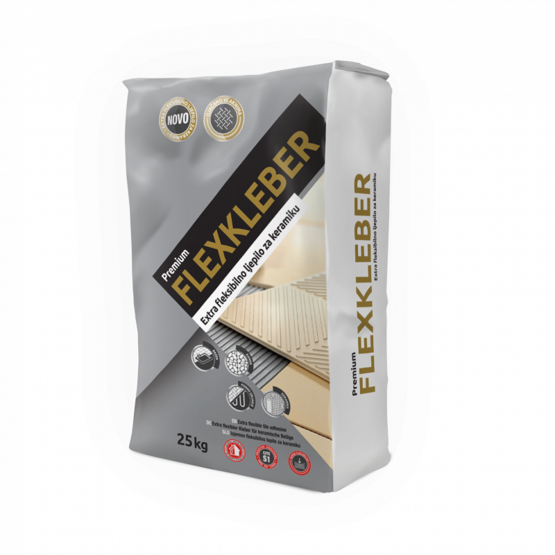 Samoborka Premium Flexkleber C2TES1 - Sivi - 25/1